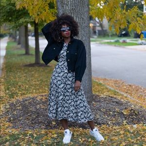 St. John Signature Jeans Jacket with Paw Patch embroidery Black Women’s Sz M